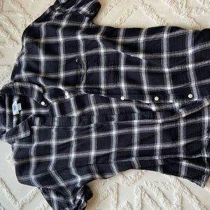 Plaid Short Sleeve Flannel